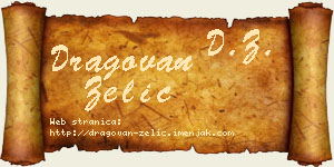 Dragovan Zelić vizit kartica